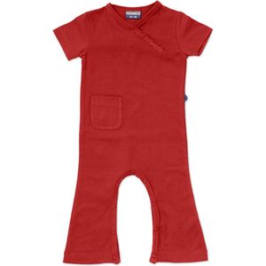 Silky Label jumpsuit hypnotizing red - korte mouw - maat 86/92 - rood