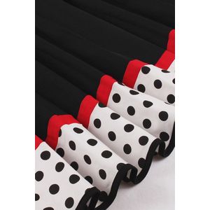 Dames A-Lijn Feestjurk Jaren 50 Katoen met Afneembare Gordel voor Cocktail, Prom en Festival