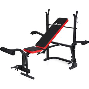 Halterbank - Sportbank - Fitnessbank - multifunctioneel - volledig instelbaar - Opklapbaar - max belasting 210kg