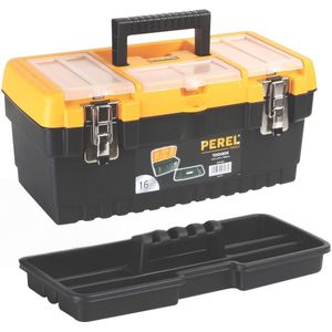 Gereedschapskoffer Leeg Met Organizers - Multifunctionele Toolbox Kunststof 413x212x186mm