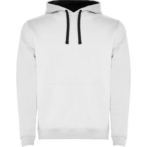 Roly Kids´ Urban Hooded Sweatshirt RY1067K - White 01/Navy Blue 55 - 7/8 Jahre