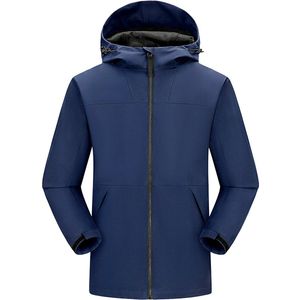 MEETHOO Heren Jas-Marine-XXL