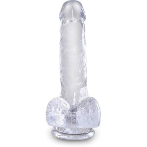 Pipedream - King Cock 7 Inch Cock with Balls - Dildos Transparant