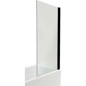 WOON-DISCOUNTER.NL - Sundvik 70 x 143 - Zwart - Badwand - - Nano coating - Easy Clean - Douchewand - 109670