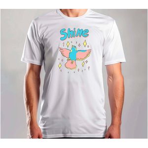 Shine - T Shirt - GoodVibes - PositiveVibes - VibeCheck - Cute - Gift - GoedeVibes - PositieveVibes - VoelJeGoed - BlijeVibes