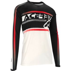 Acerbis MX Linear Lugo Wit Zwart Cross Jersey - Maat XL - Shirts