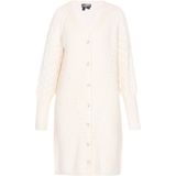 DreiMaster - Vintage - Vest - Met Knoopsluiting - Diepe V-hals - Ajourmotief