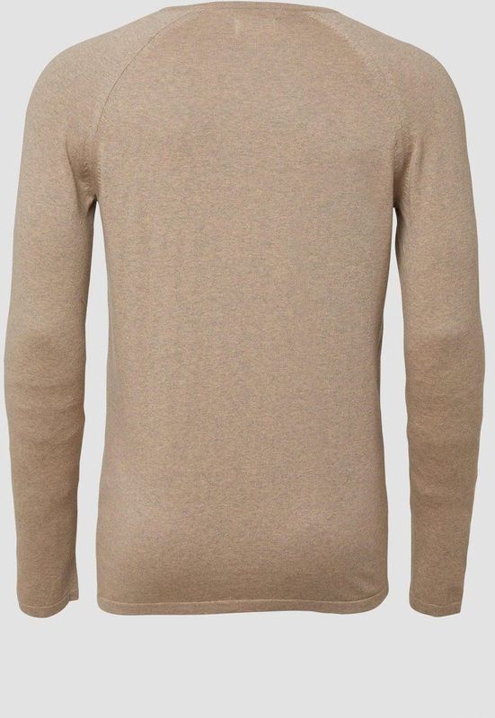 Gebreide Trui - Regular Fit - Ronde Hals - Katoen