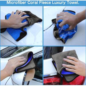 Autoreinigingsset-14-delige complete wasborstelset voor autodetailing-Professionele Car Cleaning Kit-Grondige reiniging van binnen en buiten