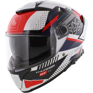 MT Thunder 4 SV Integraal helm Luminence glans wit XL