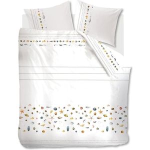 Marjolein Bastin Shellfish Dekbedovertrek - Eenpersoons - 140x200/220 - Wit
