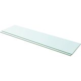 The Living Store Schap - Gehard Glas - 100 x 25 cm - Transparant - Max - 15 kg