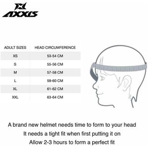 Axxis Hawk SV Evo Integraal helm Ixil mat zwart titanium XS - Motorhelm / Brommerhelm