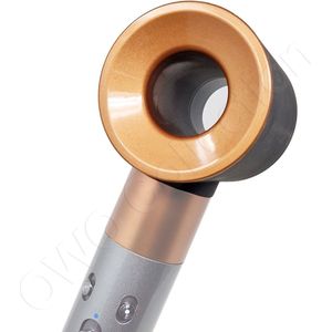Föhn haardroger opzetstuk accessoire rond grijs-koper geschikt voor Dyson Airwrap multistyler HS01 HS05