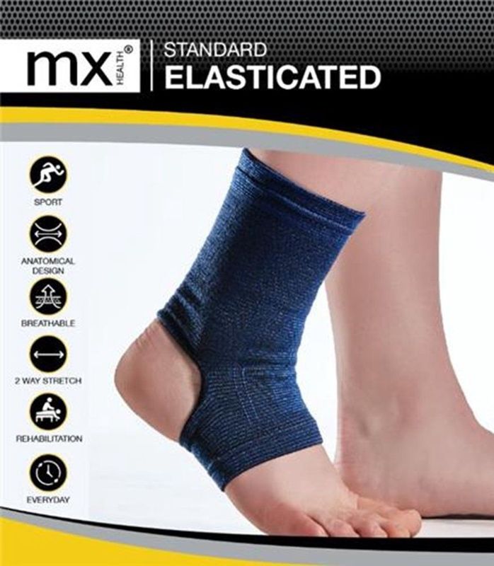 MX Health - Standard Elasticated Ankle Support - Enkelbrace - XL