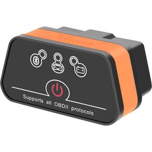 OBD2 Bluetooth Adapter Scanner voor Auto - Compatibel met iOS en Android