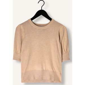 Minus - Liva Knit Tee - Shirt - Beige
