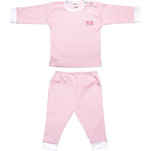 Beeren Bodywear Meisjes Pyjama Stripe - Roze - Maat 50/56