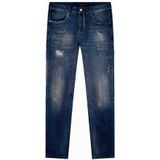 Black Bananas - Faded Slim Denim - Jeans - Blauw - Slim Fit