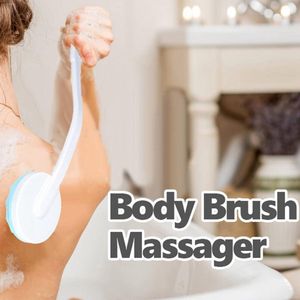 Ruglotion Applicator Easy Touch - Lange Steel voor Lotion en Zalf - Lichaam, Been, Bad Borstel Massager Massage Tool