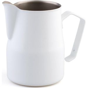 Elegante melkkan - ideaal voor koffie en thee - 1 stuk - wit - keramiek