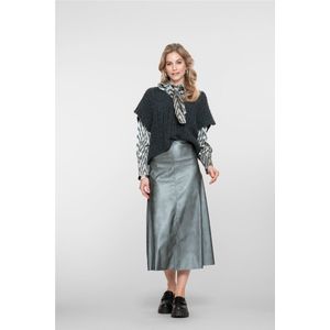 Geisha - 56552-20 - Midi Rok - Metal/Grey - A-lijn Model