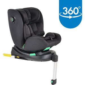 Eco Baby Hok Autostoel - Zwart - 360° Draaibare Isofix Autostoel - i-Size - Vanaf 40 tot 150cm - 0 tot 12 jaar