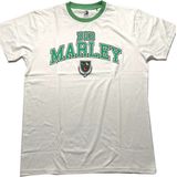 Bob Marley - Collegiate Crest - Heren T-shirt - Wit