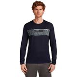 Icebreaker - Merino 200 Oasis - Lange Mouwen Basislaag - Blauw