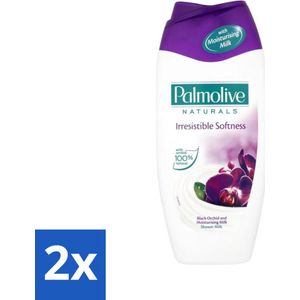 Palmolive Naturals - Douchecrème - Onweerstaanbaar Zacht - 250 ml - Voordeelverpakking - 2 stuks