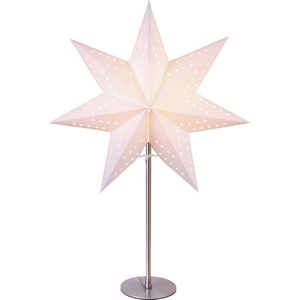 Star Trading ster met verlichting | Kerstdecoratievenster verlicht Kerstdecoratie binnen | Papieren ster verlicht | Kerstlamp| Poinsettia verlicht staand | Ster kerst vloerlamp