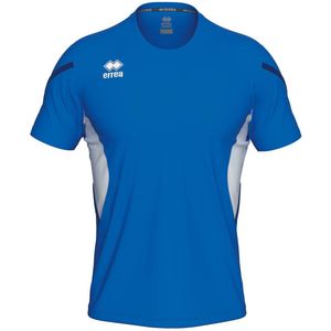 Erreà - Shirt - Korte Mouwen - Blauw - Skin-stof - Regular Fit