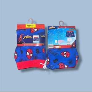 Marvel - Spiderman - Zwembroek - Zwemshort - Boardshort - Swim trunk - Jongens - Junior - Maat 122/128 - Zwembad