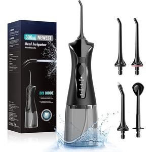 Lexium Waterflosser - Monddouche - Elektrisch Flosapperaat - Water Flosser - Waterflosser Draadloos - Water Flosser Draadloos - Draadloos en Oplaadbaar - Must have voor uw hygiëne!
