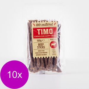 Timo Sticks 100 g - Hondensnacks - 10 x Rund