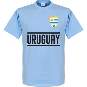 Uruguay Team T-Shirt - Licht Blauw - M