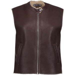 Geisha - 55847-19 - Gilet - Donkerbruin - Mouwloos