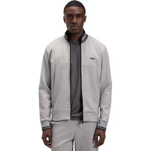 Hugo Boss - Boss Green - Sweatvest - Grijs Gemêleerd