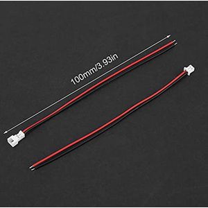 20 Sets/pack Micro JST 1.25mm 2 Pin/3 Pin Male and Female Connector Plug with Cables for Circuit Board (2Pin Male&Female)