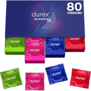 Durex Surprise Me - 80 Stuks - Voordeelverpakking