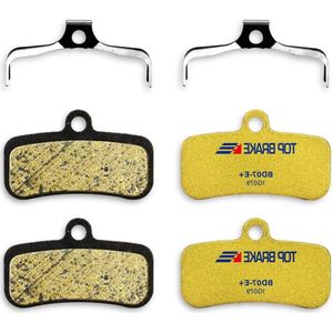 2 paar schijfremblokken voor Shimano 4 zuiger Saint BR-M810 M820 Zee M640 XTR-M9120 Deore XT BR-M8020 M8120 M6120 BR-MT420 MT510 MT520 Tektro HD M745 735 725 750 TRP SL Leisteen T4 - Top Brake