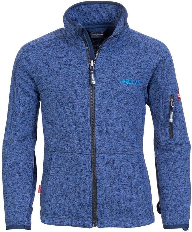 Trollkids - Jondalen - Fleecejas - Blauw - 116 cm