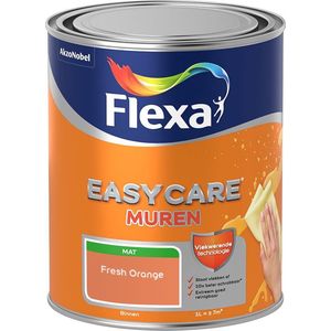 Flexa | Easycare Muurverf Mat | Fresh Orange - Kleur van het jaar 2005 | 1L