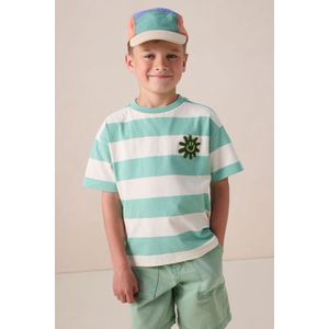 Sissy-Boy - Groen gestreept oversized T-shirt