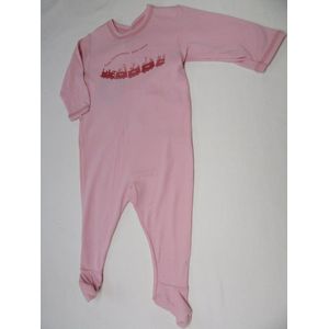 petit bateau , pyjama , katoen , rose , dierentrein , meisje, 18 maand  81