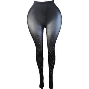 BamBella ® - Panty -Onesize - gaas maillot dunne pantys Dames - Onesize - sexy Erotische lingerie van kant zwart met glitter