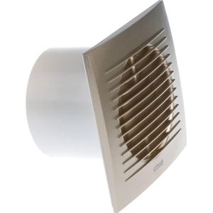 Badkamer Ventilator - Ventilator voor Badkamer met Timer - Efficiënte Ventilatie - Diameter 125 mm - Goudkleurig - Badkamer Keukentoilet