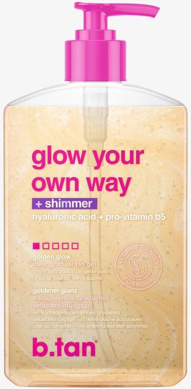 B.Tan - Glow Your Own Way Shimmer - Zelfbruiner - 473 ml