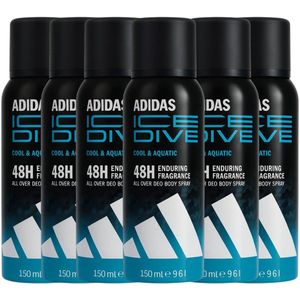 Adidas Deodorant spray Ice Dive 6 x 150 ml