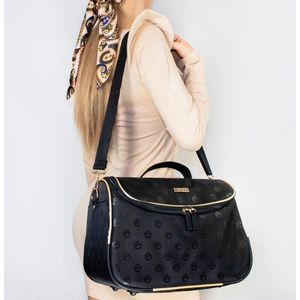 Grote make-uptas voor dames - XXL reiskoffer - elegante Blossom collectie